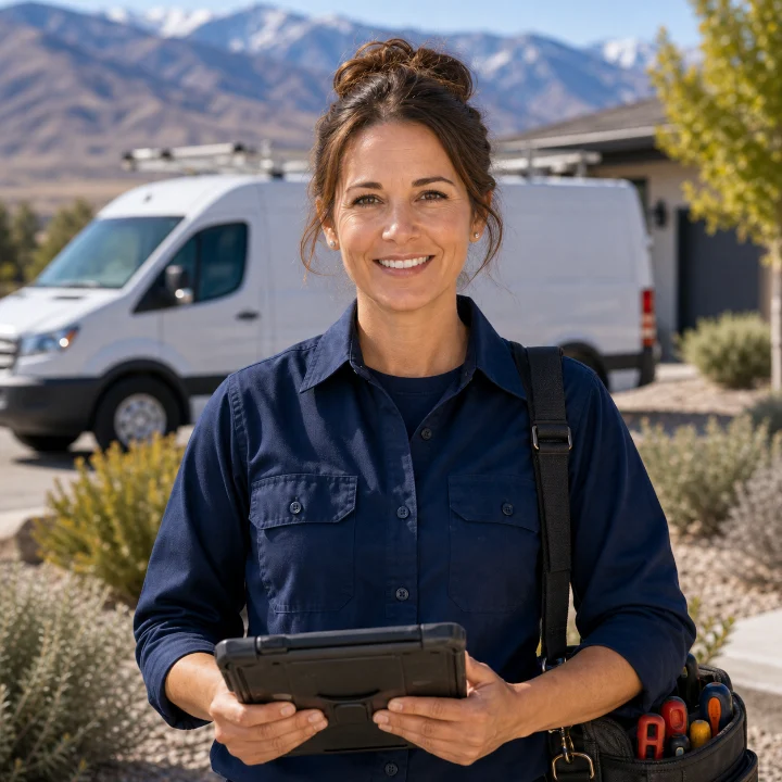Sarah Bennett, Senior Service Technician at Smart HVAC Solution in Carson City, NV