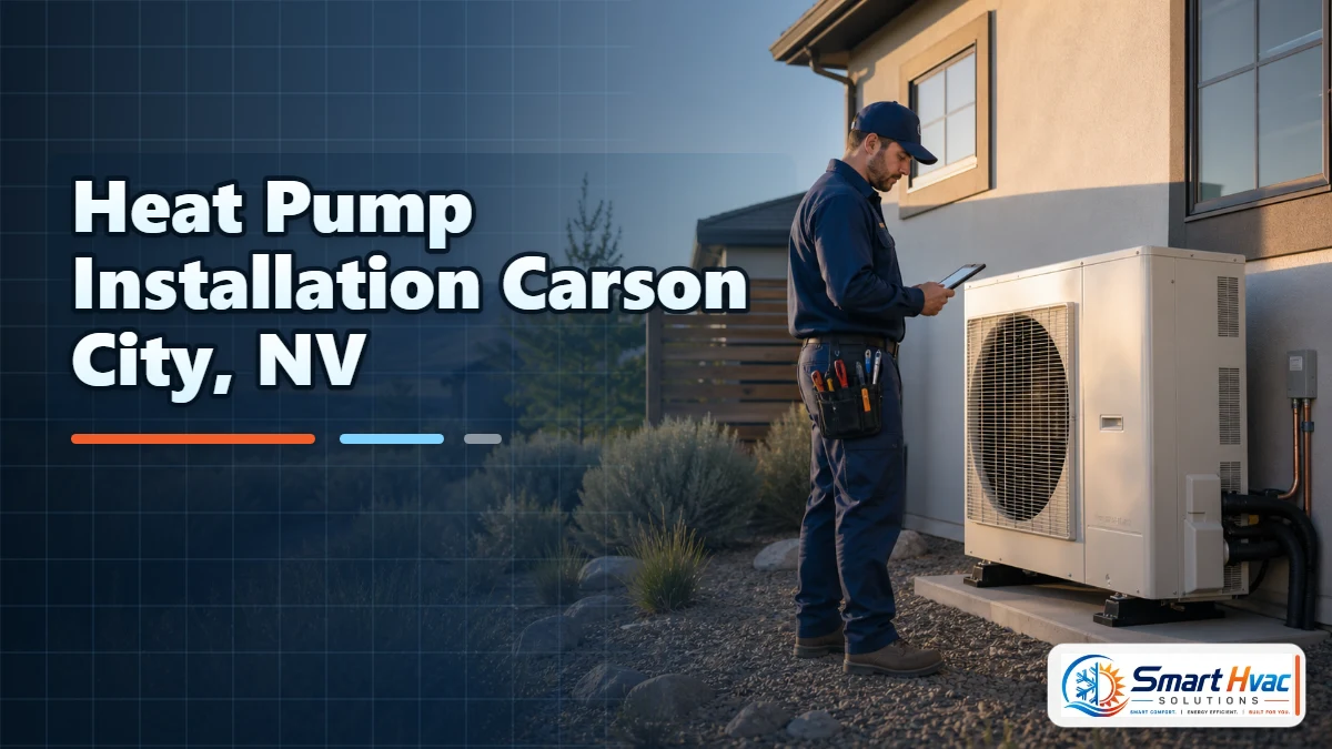 Heat pump installation in Carson City NV